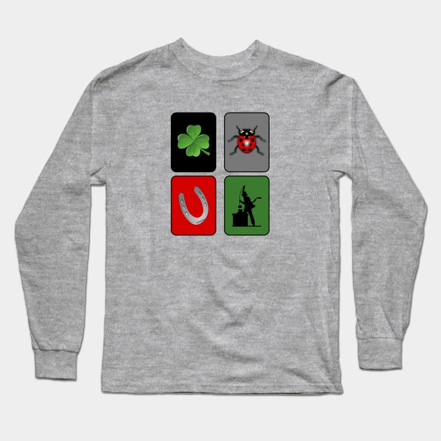 Good luck symbols Long Sleeve T-Shirt by MissMorty2